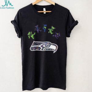 Seattle Seahawks x Grateful Dead night 2025 bears logo shirt