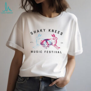 Shaky Knees Music Festival rabbits lineup 2025 shirt