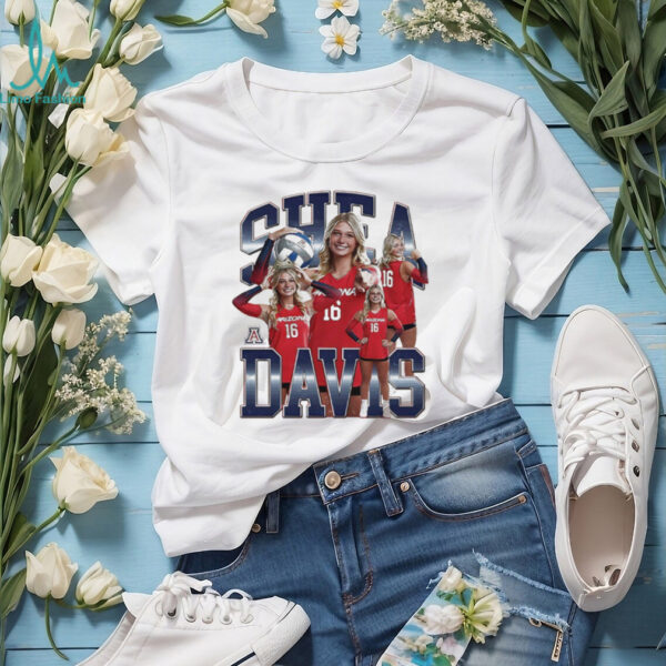 Shea Davis Arizona Women’s Volleyball player collage shirt