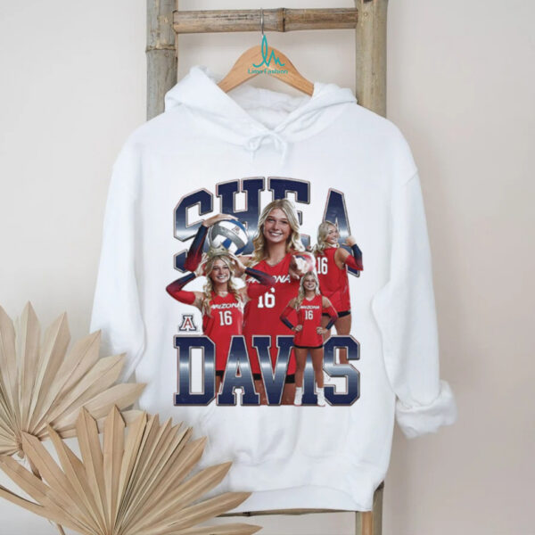 Shea Davis Arizona Women’s Volleyball player collage shirt