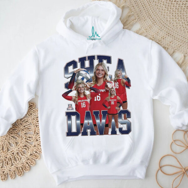 Shea Davis Arizona Women’s Volleyball player collage shirt