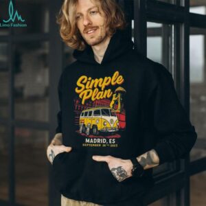 Simple Plan September 26, 2025 Palacio Vistalegre, Madrid, Spain Event T shirt