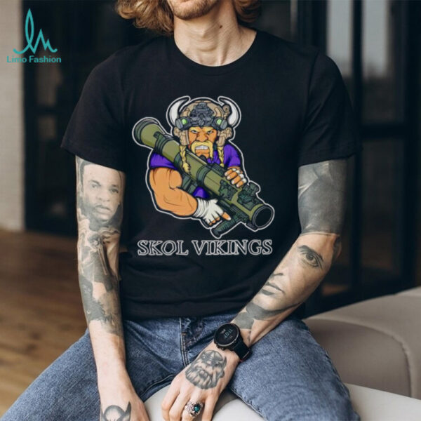 Skol Vikings Minnesota Vikings Military Rocket Launcher shirt