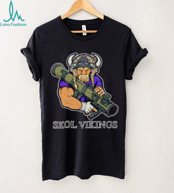 Skol Vikings Minnesota Vikings Military Rocket Launcher shirt
