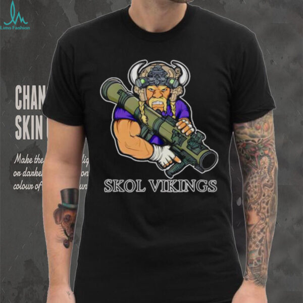 Skol Vikings Minnesota Vikings Military Rocket Launcher shirt