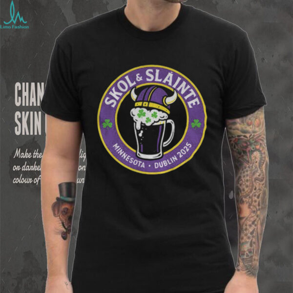 Skol and Sláinte Minnesota Vikings x Dublin 2025 shirt
