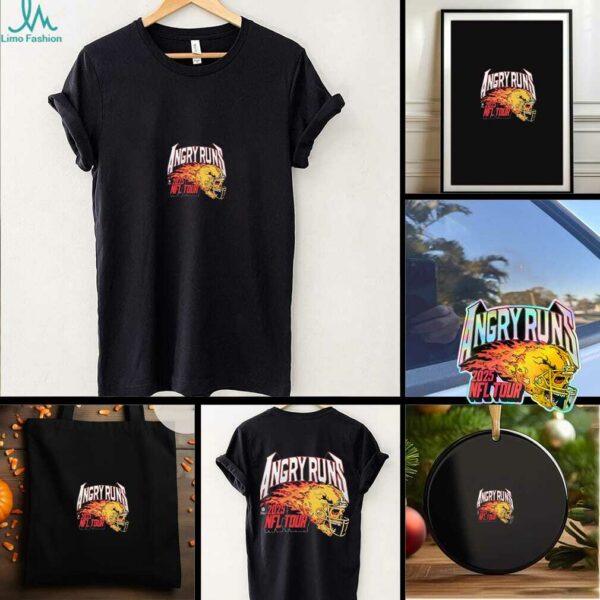 Skull Angry Runs 2025 Nfl Tour Shirt