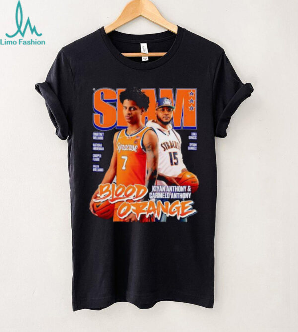 Slam Magazine Blood Orange Kiyan Anthony Carmelo Anthony Syracuse Basketball shirt
