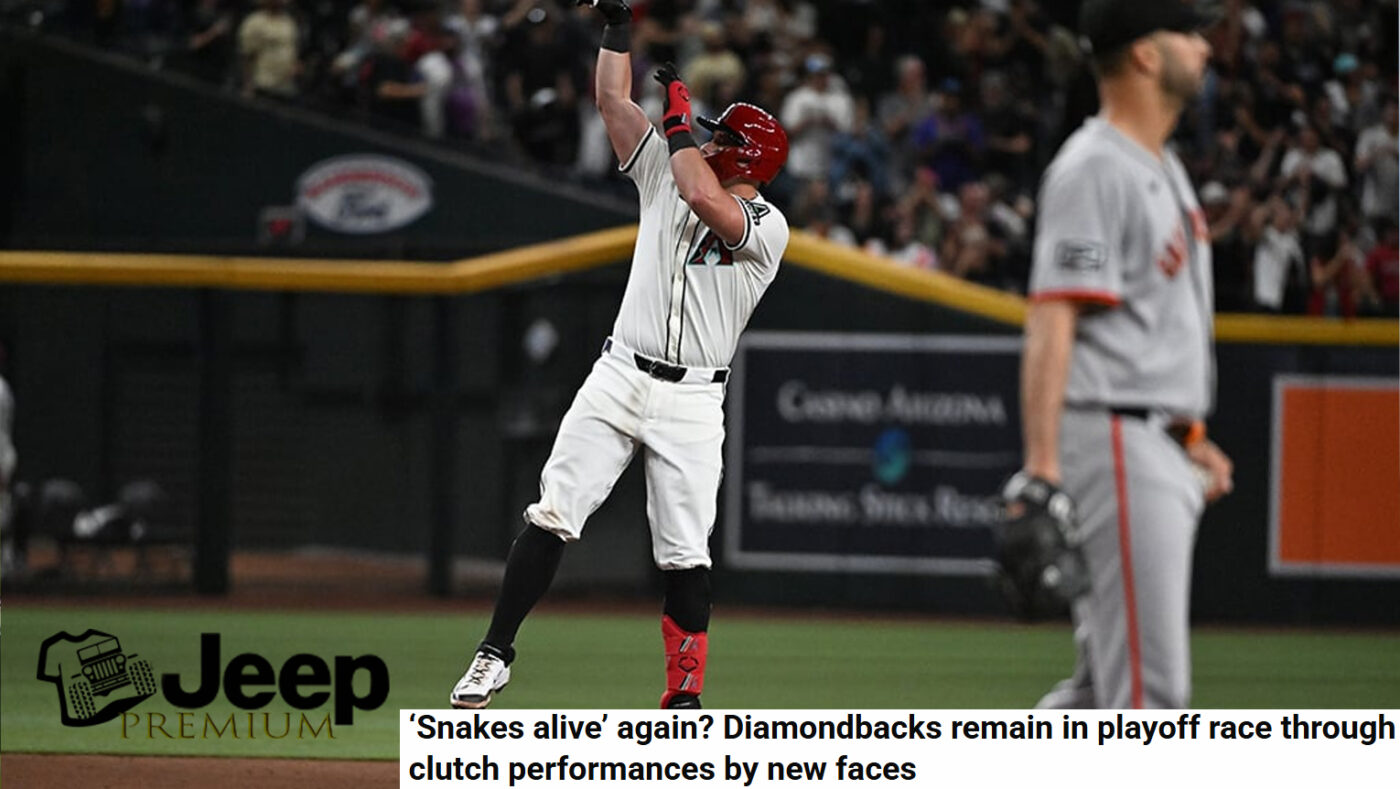 Snakes Still Striking Diamondbacks Stay Alive in Playoff Hunt Thanks to New Heroes