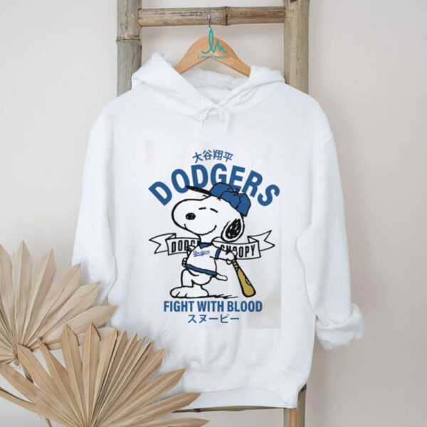 Snoopy Dodgers Shohei Ohtani Baseball Shirt