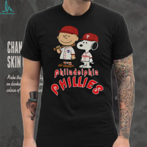 Snoopy and Charlie Brown Philadelphia Phillies MLB Baseball Champions shirt