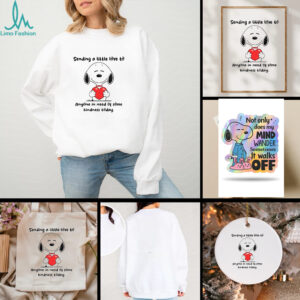 Snoopy sending a little love to anyone in need of some kindness today shirt