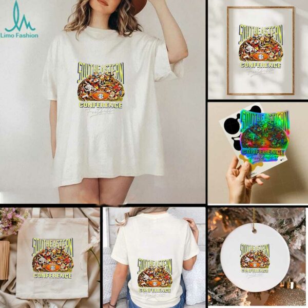 Southeastern Conference football SEC fall mascots shirt