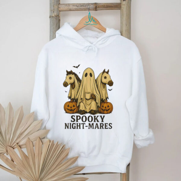 Spooky Night Mares Funny Ghost Horse Halloween shirt