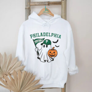 Spooky and pumpkin Philadelphia Eagles American football team game day Halloween shirt