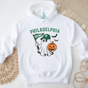 Spooky and pumpkin Philadelphia Eagles American football team game day Halloween shirt