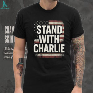 Stand with Charlie Kirk freedom isn’t free prove me wrong turning point USA shirt