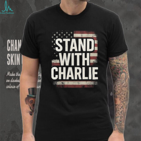 Stand with Charlie Kirk freedom isn’t free prove me wrong turning point USA shirt