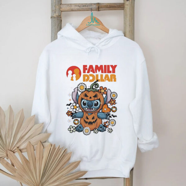 Stitch Halloween with Family Dollar shirt