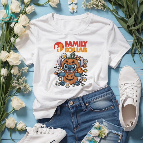 Stitch Halloween with Family Dollar shirt