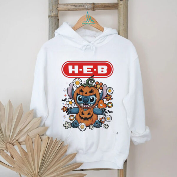 Stitch Halloween with HEB logo shirt