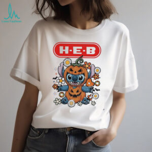 Stitch Halloween with HEB logo shirt