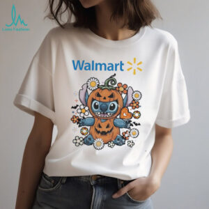 Stitch Halloween with Walmart logo shirt