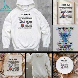 Stitch Ive been gooder Ive been badder many times thinner lots of times thinner lots of times fatter t shirt
