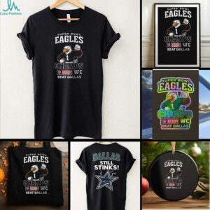Super Bowl Philadelphia Eagles champs kickoff WC beat Dallas Cowboys still stinks mascot shirt