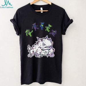 TCU Horned Frogs x Grateful Dead night 2025 bears logo shirt