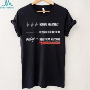 Tampa Bay Buccaneers Football NFL normal heartbeat deceased heartbeat heartbeat watching shirt