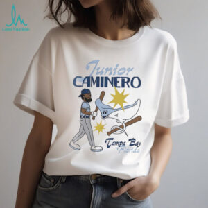 Tampa Bay Rays Junior Caminero summer cartoon shirt