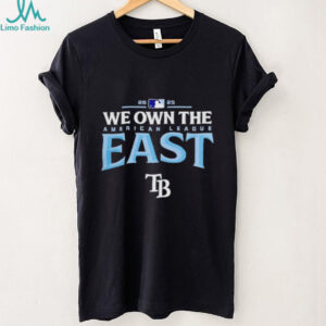 Tampa Bay Rays we own the American league East 2025 MLB division champions shirt