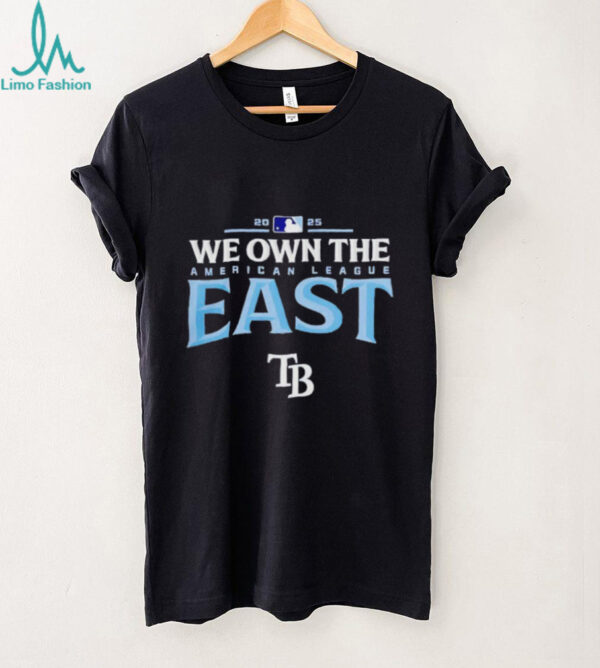Tampa Bay Rays we own the American league East 2025 MLB division champions shirt