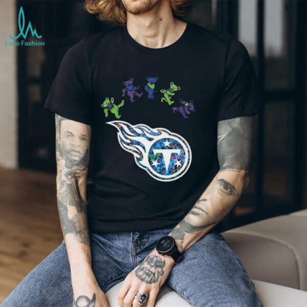 Tennessee Titans x Grateful Dead night 2025 bears logo shirt