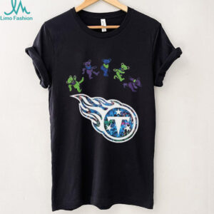 Tennessee Titans x Grateful Dead night 2025 bears logo shirt