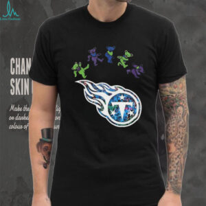 Tennessee Titans x Grateful Dead night 2025 bears logo shirt