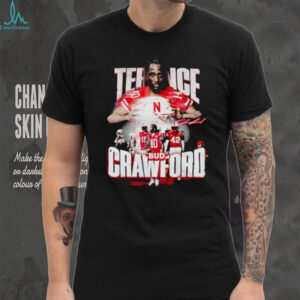 Terence Crawford Bud Nebraska Cornhuskers football signature shirt