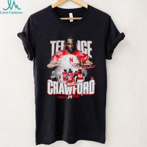 Terence Crawford Bud Nebraska Cornhuskers football signature shirt