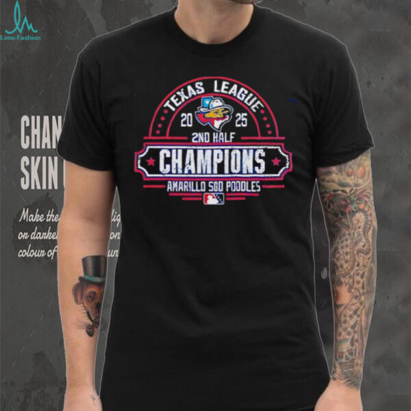 Texas League Amarillo Sod Poodles 2025 2nd Half Champions Playoff shirt