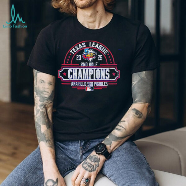 Texas League Amarillo Sod Poodles 2025 2nd Half Champions Playoff shirt