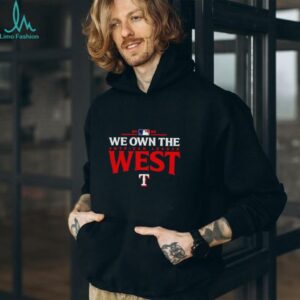Texas Rangers we own the American league West 2025 MLB division champions shirt