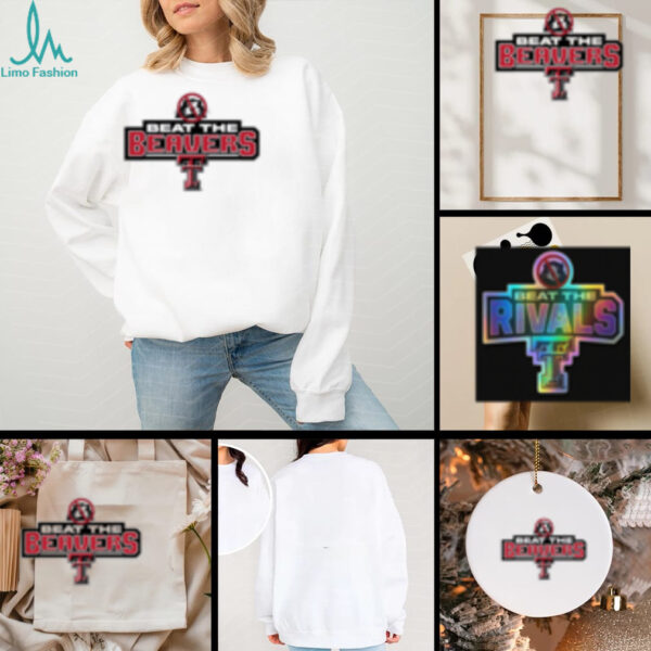 Texas Tech Vs Oregon State 2025 Raider Power Beat The Beavers Shirt