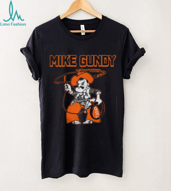 Thank You Coach Mike Gundy Oklahoma State Mascot 2 sided t shirt
