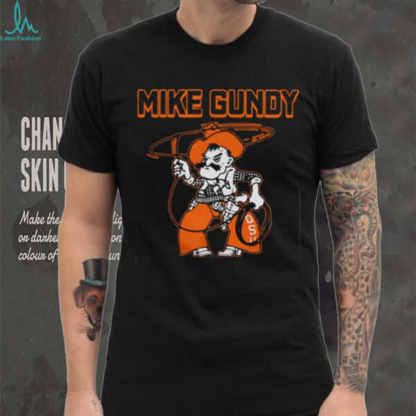 Thank You Coach Mike Gundy Oklahoma State Mascot 2 sided t shirt