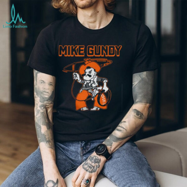 Thank You Coach Mike Gundy Oklahoma State Mascot 2 sided t shirt