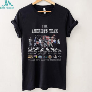 The America’s Team Abbey Road Thank You For The Memories Signatures T shirt
