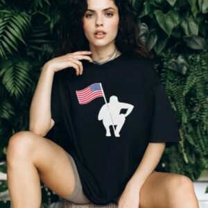 The Caddie Network America Lightweight USA Flag Shirt