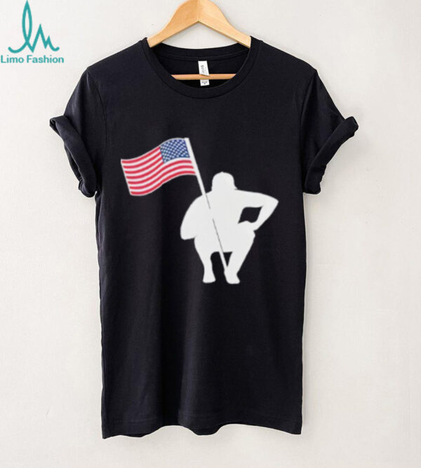 The Caddie Network America Lightweight USA Flag Shirt