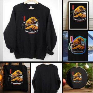 The Great Wave of Coffee shirt